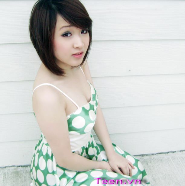 be teen mac vay xanh